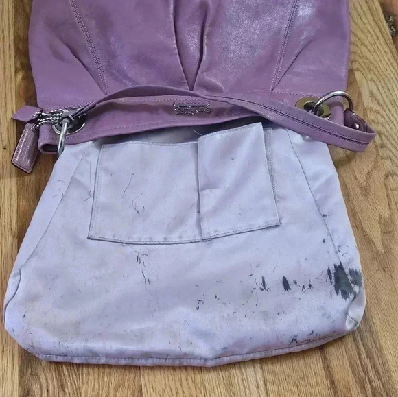 Coach Pink Leather Bag - Picture 9 of 13